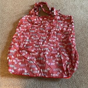 Pink Dachshund Print Bag